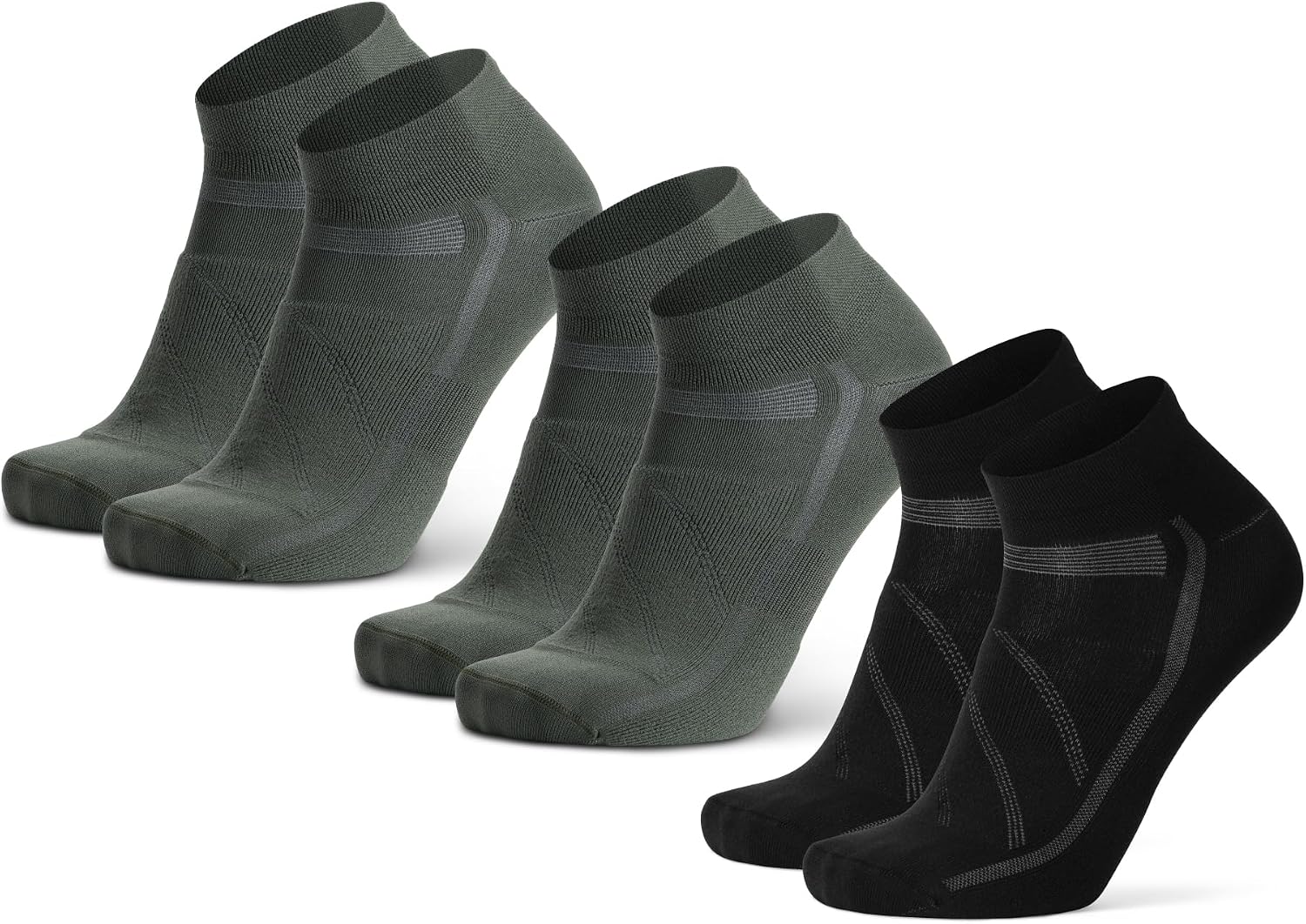 Detalle de Chaussettes DANISH ENDURANCE pour vélo, 3 paires
