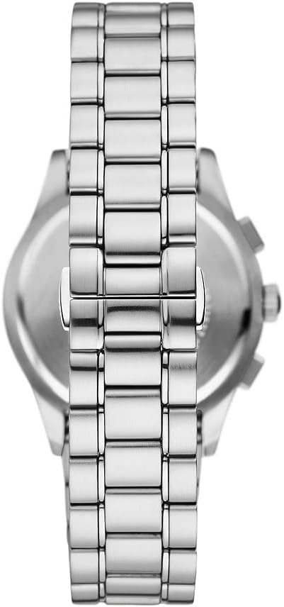 Detalle de Emporio Armani Montre pour Hommes Quartz à chronographe, boîtier 42 mm et bracelet en acier inoxydable