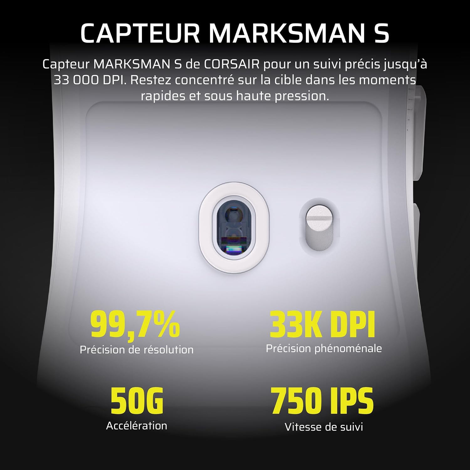 Thumbnail 5 de CORSAIR SABRE V2 PRO souris gaming ultralégère 36 g