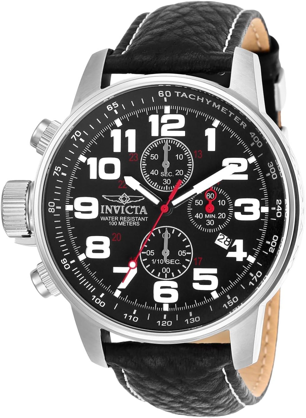 Detalle de Invicta I-Force Montre Homme - Mouvement Quartz, Acier Inoxydable, 46 mm