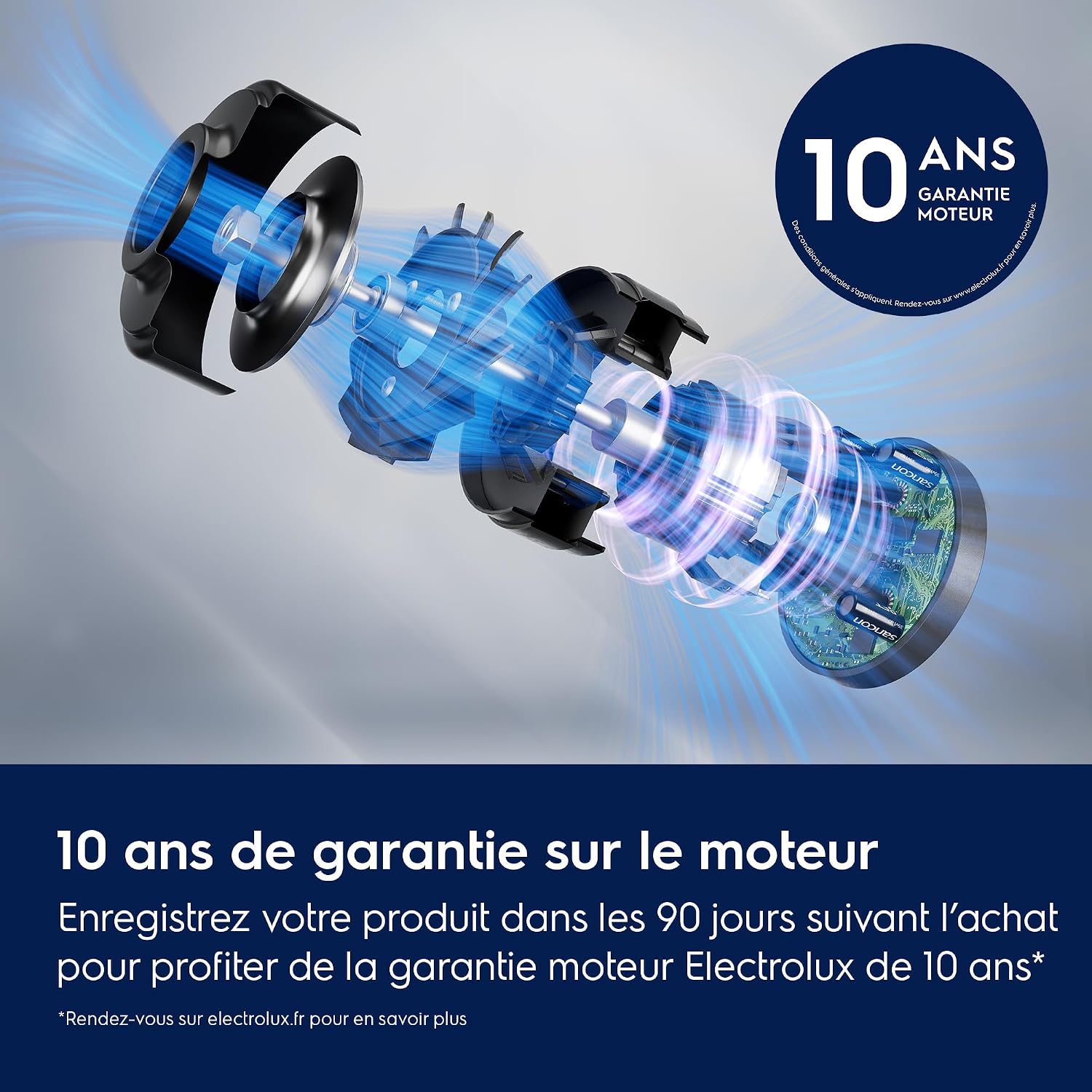 Detalle 2 de Electrolux Pure D8 PD82-8DB : Aspirateur traîneau avec sac, ultra silencieux et commandes à distance
