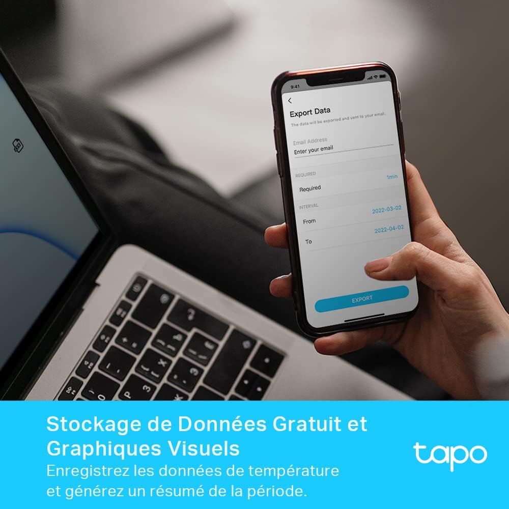 Detalle de Tapo Moniteur de température et d'humidité T315 avec écran E-Ink 2,7'' – verdict d'achat