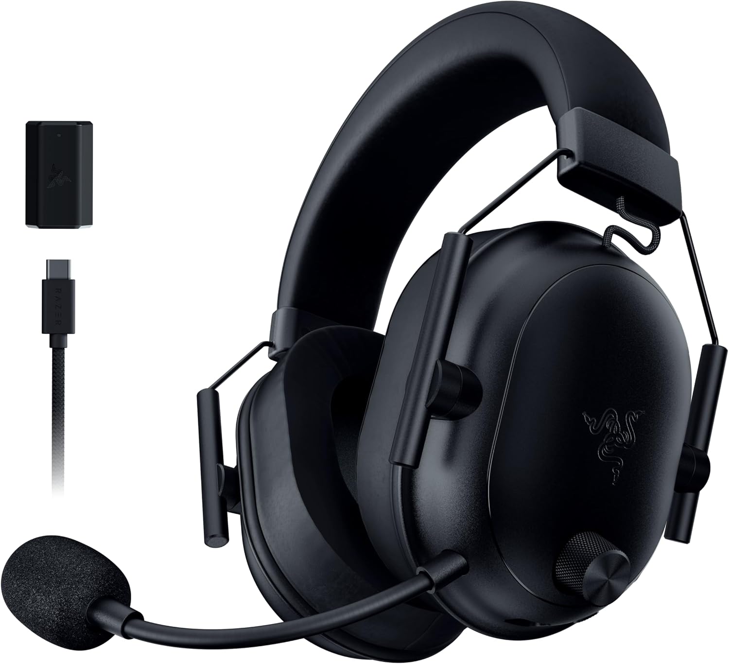 Detalle de Razer BlackShark V2 HyperSpeed sans fil PC (HyperClear, TriForce 50 mm, Bluetooth) – Noir