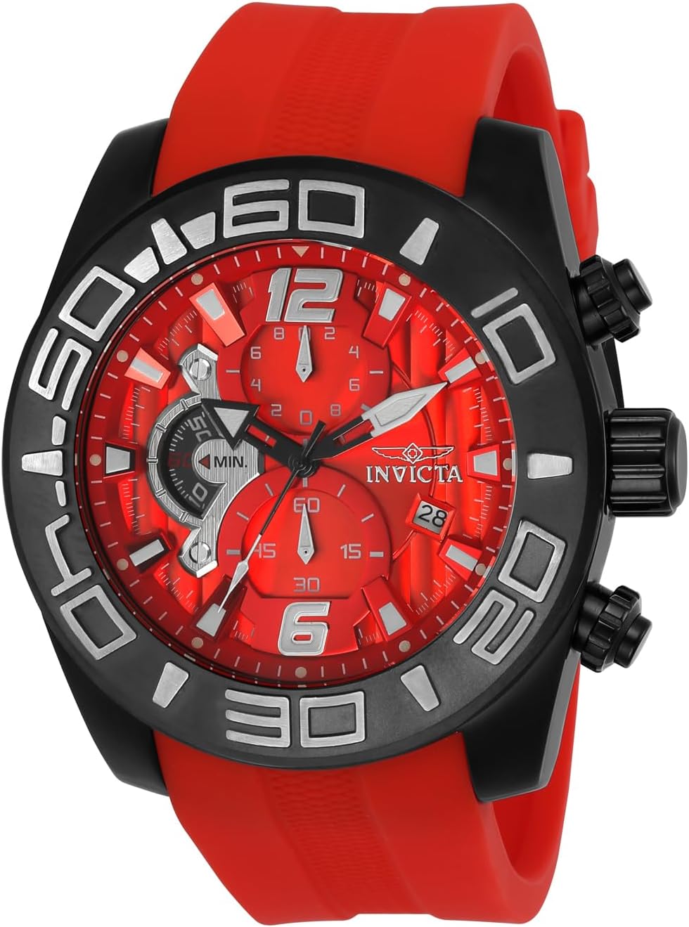 Detalle de Invicta Pro Diver 22812 pour homme – montre acier inox 50 mm, cadran bleu, mouvement à quartz