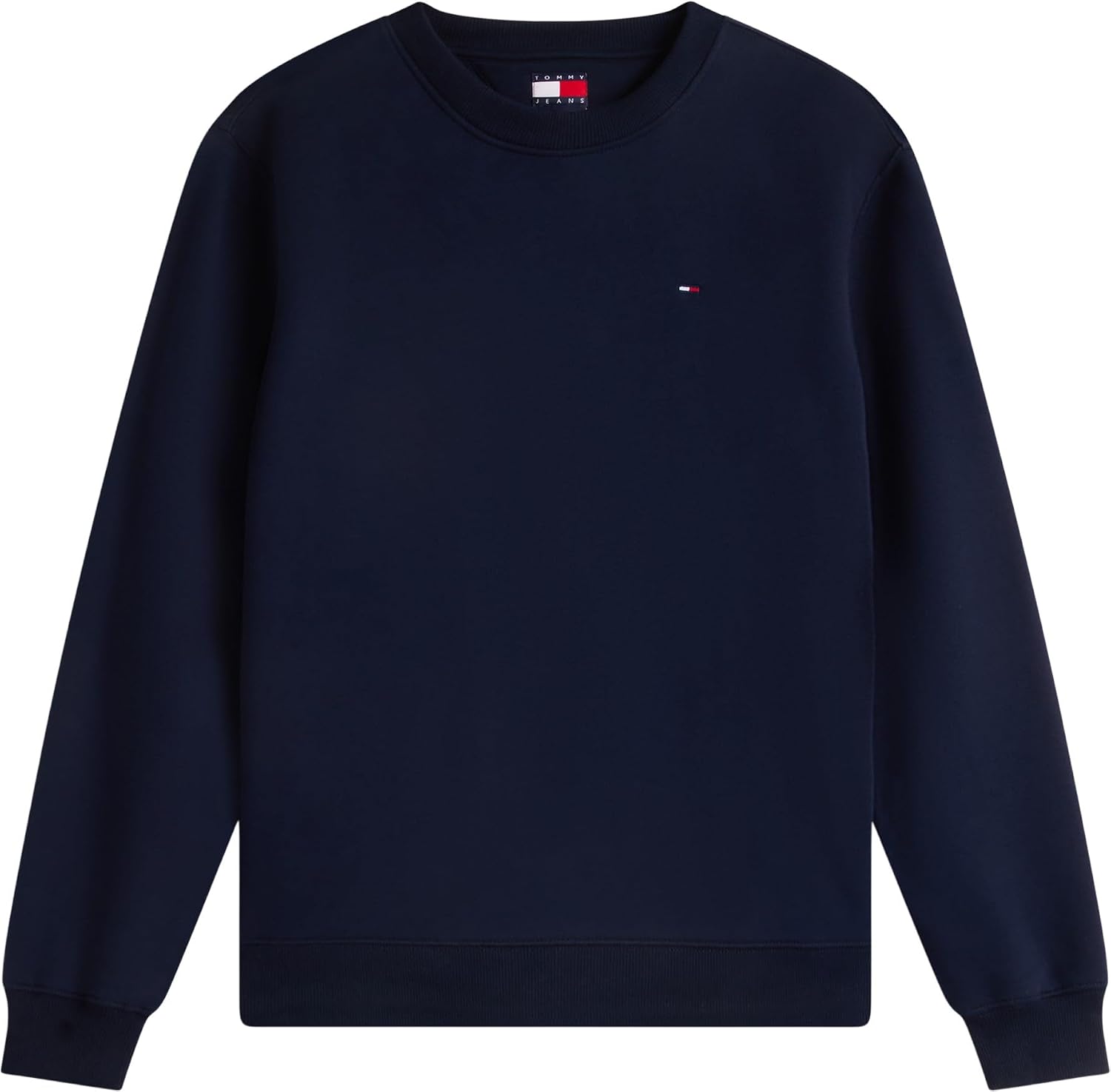 Detalle 2 de Tommy Jeans Sweat homme Regular Fit Flag Fleece col ras-du-cou