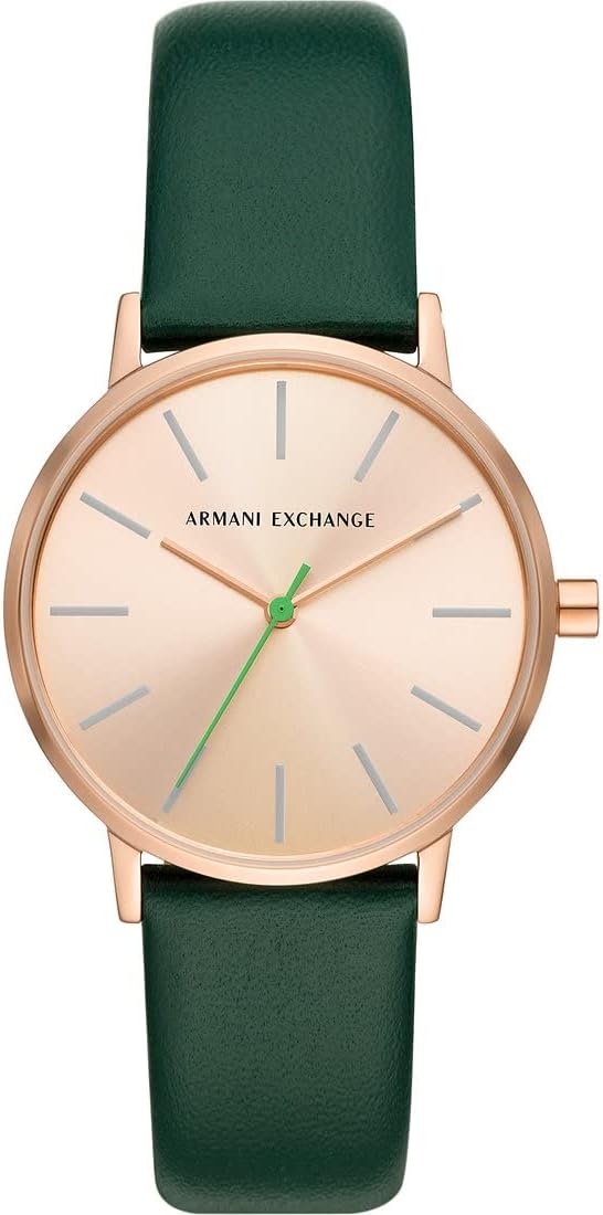 Detalle de Armani Exchange montre pour femmes – mouvement quartz, boîtier 36–51 mm et bracelets interchangeables
