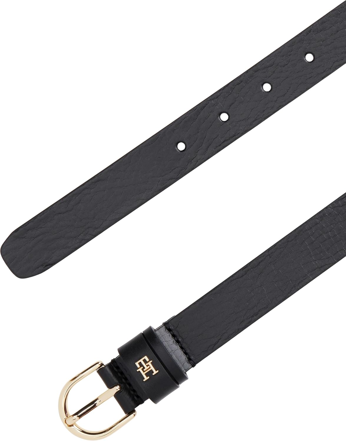 Detalle 2 de Tommy Hilfiger Ceinture Femme Essential Effortless 2,5 cm en Cuir – Élégance simple et adaptable