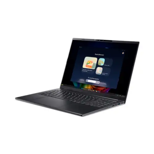 Detalle de Acer Swift Go 16 AI OLED (SFG16-74) : ultraportable 16" OLED, Core Ultra 7 et 32 Go
